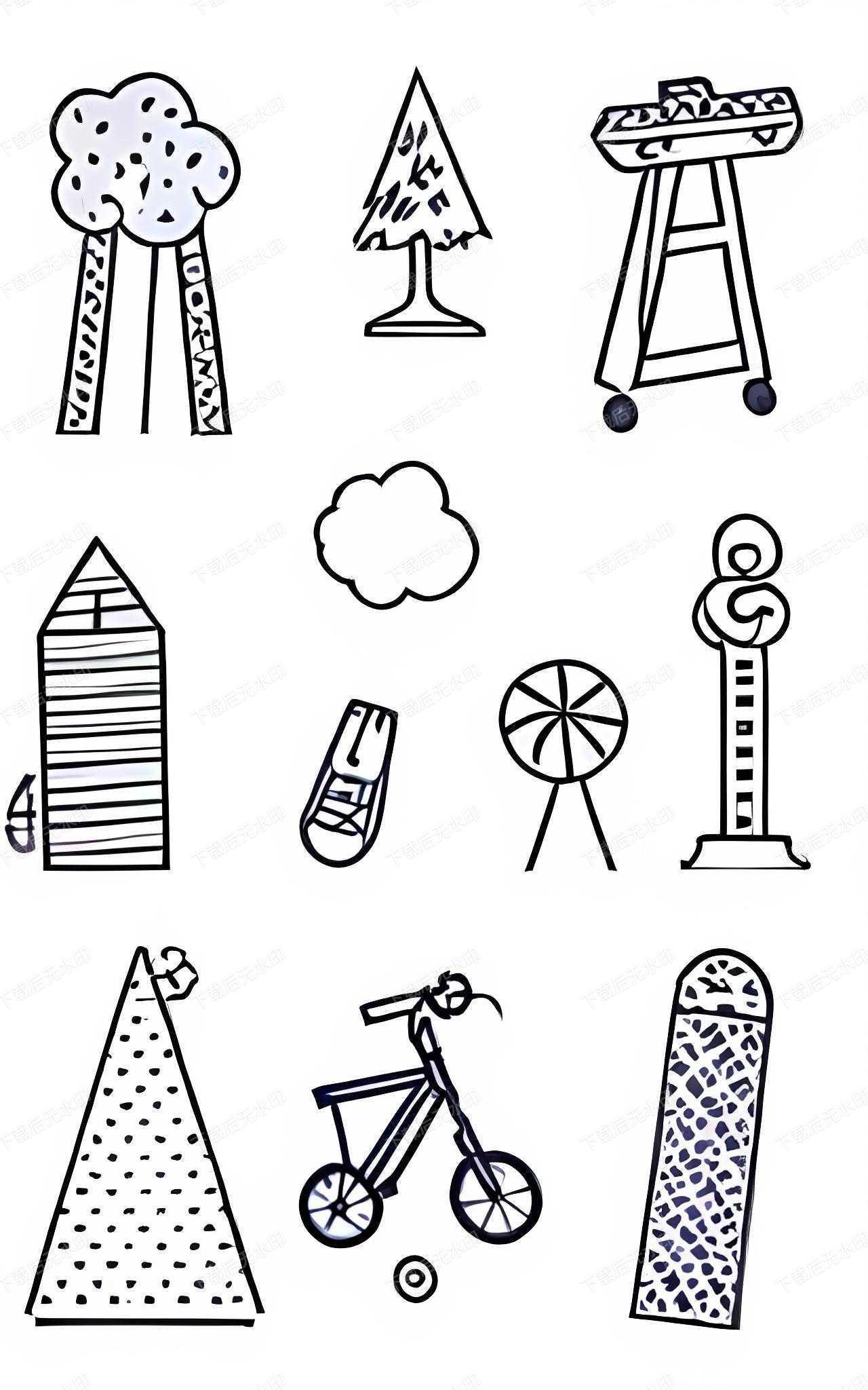 玩具简笔画